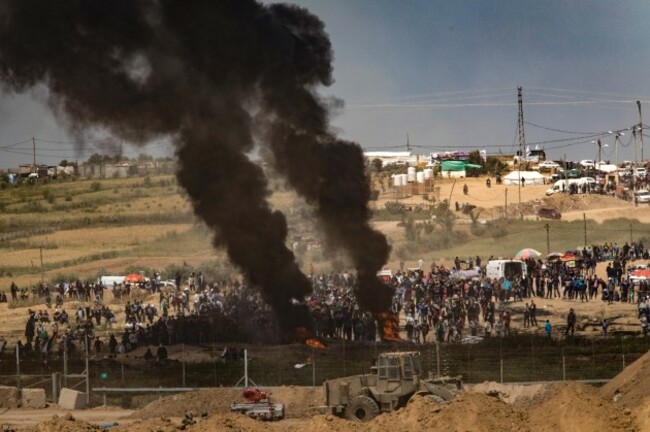 ISRAEL-GAZA-BORDER-NAHAL OZ-CLASHES