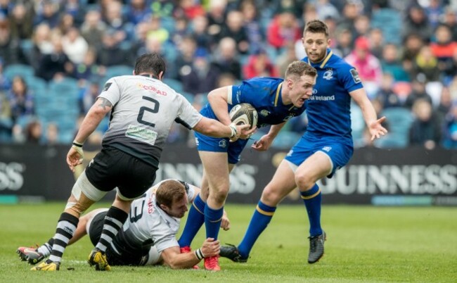 Rory O'Loughlin and Ross Byrne with Dario Chistolini and Oliviero Fabiani