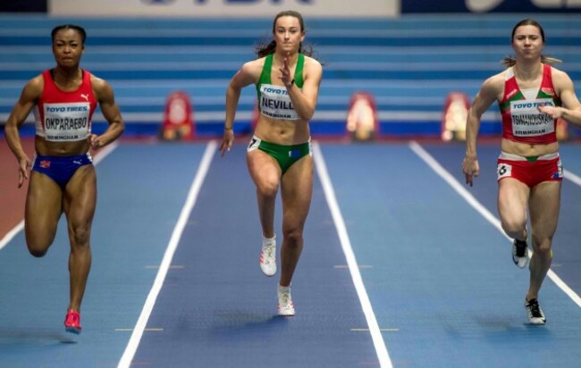 Ciara Neville on her way to finishing 7th