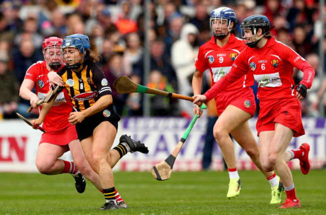 Chloe Sigerson, Ashling Thompson and Pamela Mackey with Meighan Farrell