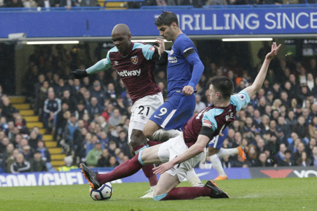 (SP)BRITAIN-LONDON-FOOTBALL-PREMIER LEAGUE-CHELSEA VS WEST HAM UNITED