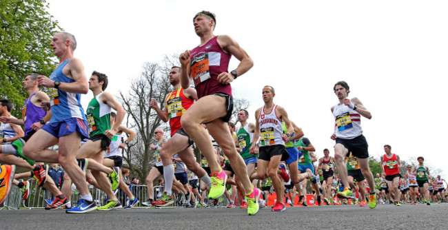 A view of the 10km race