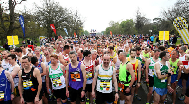 A view of the 10km race