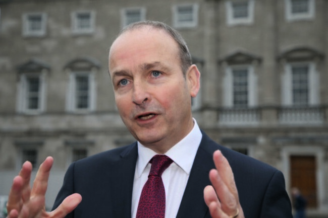 File Photo Micheal Martin says he will vote for this change the 8th Ammendment. End.