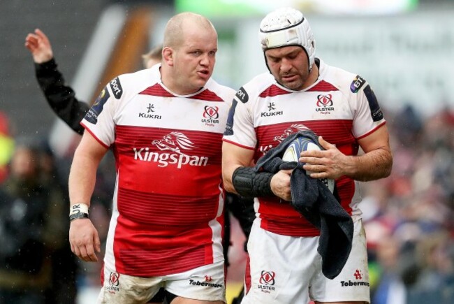 Callum Black and Rory Best