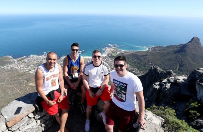 Simon Zebo, Conor Murray, Andrew Conway and Billy Holland