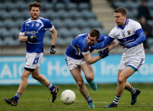 Mossy Quinn raised two green flags in the first half for St Vincent's in Parnell Park.