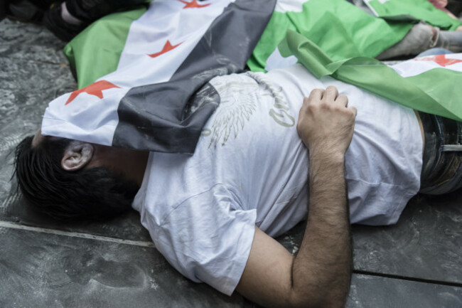 Gathering In Support Of Syrian People - Paris