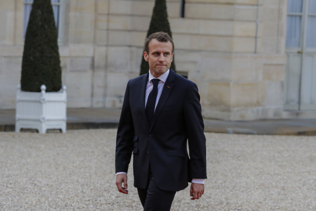 President Macron Receives King Of Morocco Mohammed Vi - Paris