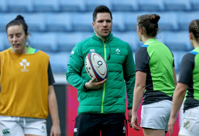 Adam Griggs before the game