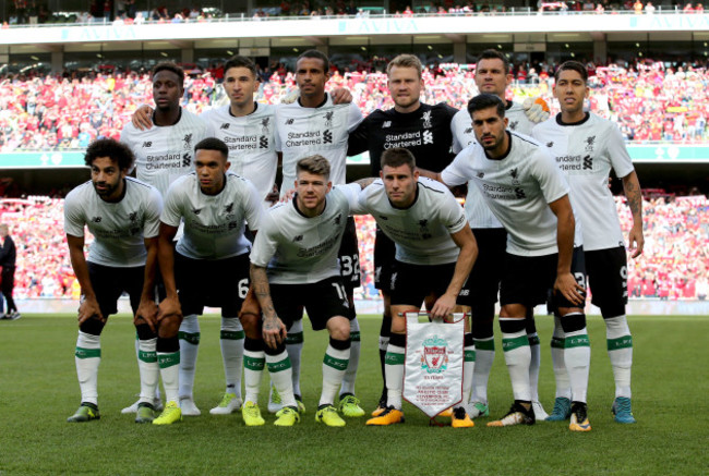 The Liverpool team