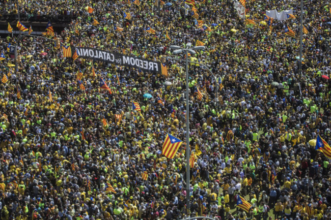 Demonstration in Barcelona