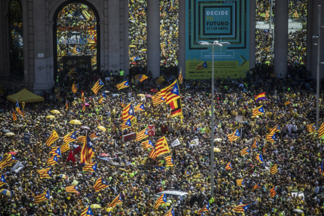 Demonstration in Barcelona