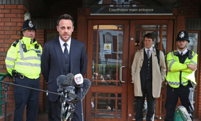 Ant McPartlin court case