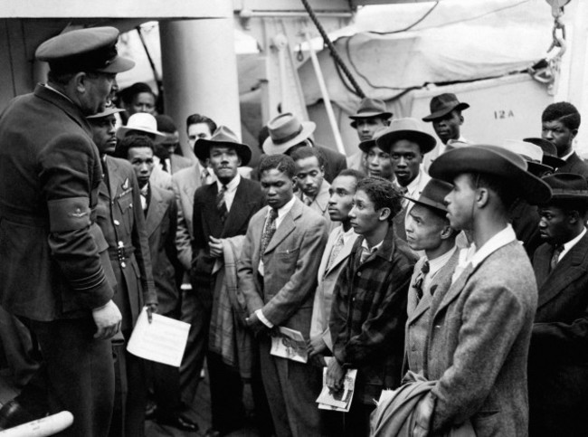 UK Immigration - West Indies - Empire Windrush, Tilbury Docks