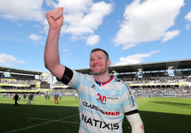 Donnacha Ryan celebrates after the game