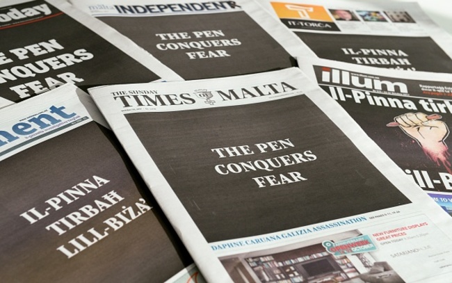 MALTA-POLITICS-CORRUPTION-CRIME-MURDER-PRESS-MEDIA