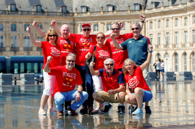 Members of the Munster Supporters Club