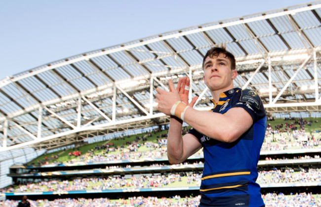 Garry Ringrose celebrates after the game