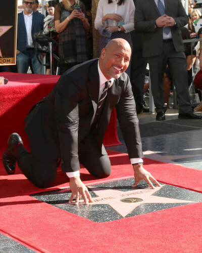 Dwayne Johnson - Hollywood Walk of Fame Ceremony