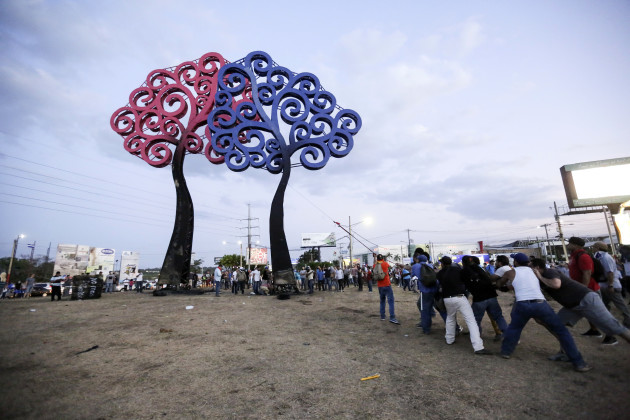 APTOPIX Nicaragua Protests