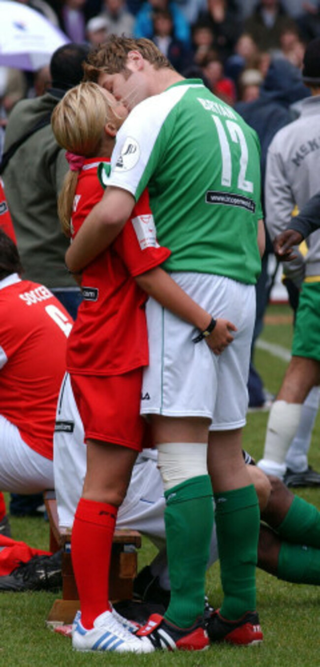 The Music Industry Soccer Six football tournament McFadden