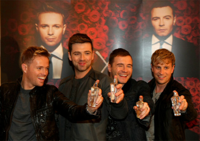 Westlife perfume launch