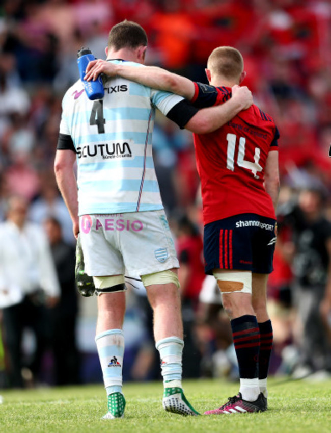 Donnacha Ryan and Keith Earls