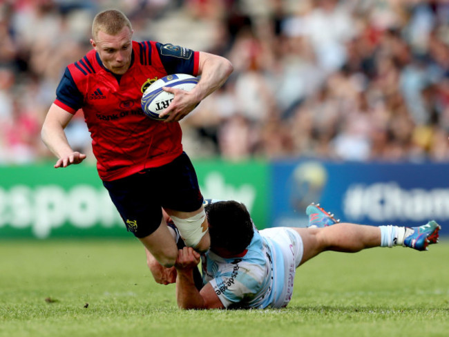 Keith Earls and Henry Chavancy