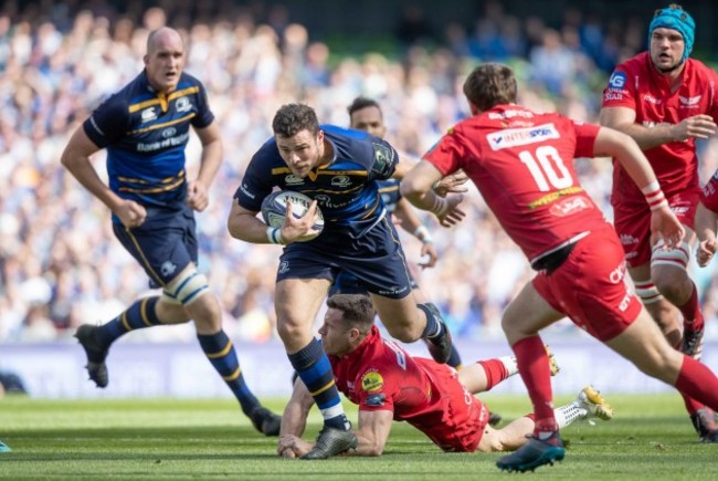 Robbie Henshaw beats Gareth Davies