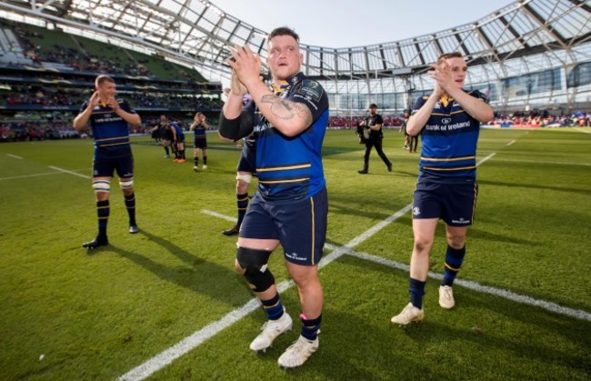 Andrew Porter celebrates after the game