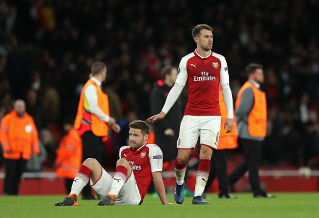 Arsenal FC v Atletico Madrid - UEFA Europa League Semi Final Leg One