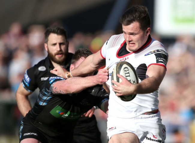 Jacob Stockdale and Stuart Hogg