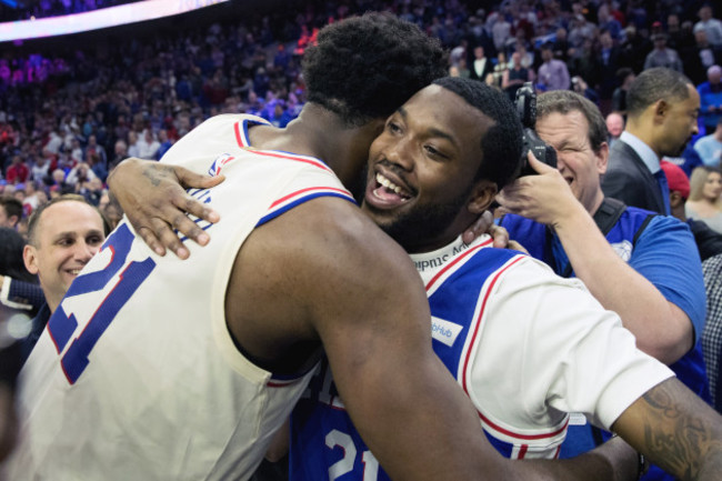 NBA: Playoffs-Miami Heat at Philadelphia 76ers