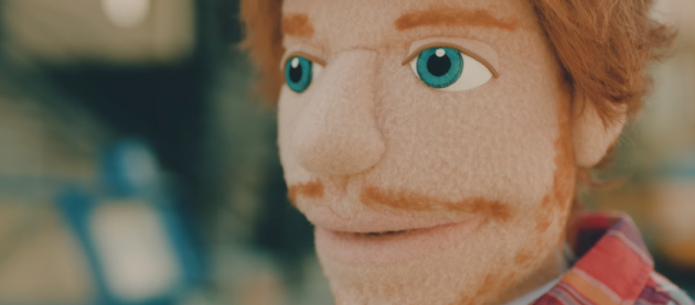 It is not Ed Sheeran's Dolmio Day in his latest music video