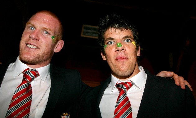 Paul O'Connell and Donncha O'Callaghan