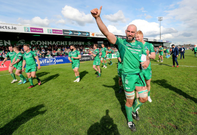 John Muldoon celebrates