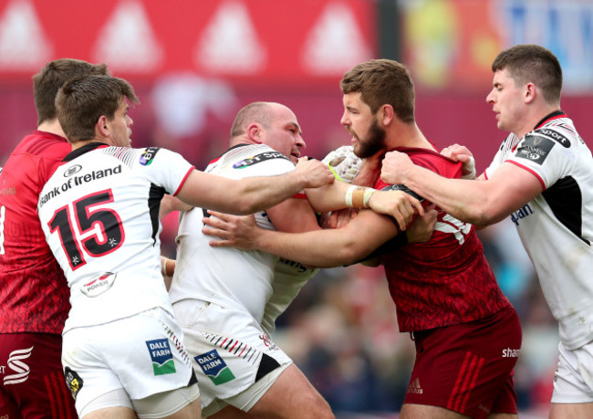 Tempers flare between Rory Best and Rhys Marshall