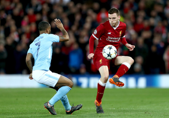 Liverpool v Manchester City - UEFA Champions League - Quarter Final - First Leg - Anfield