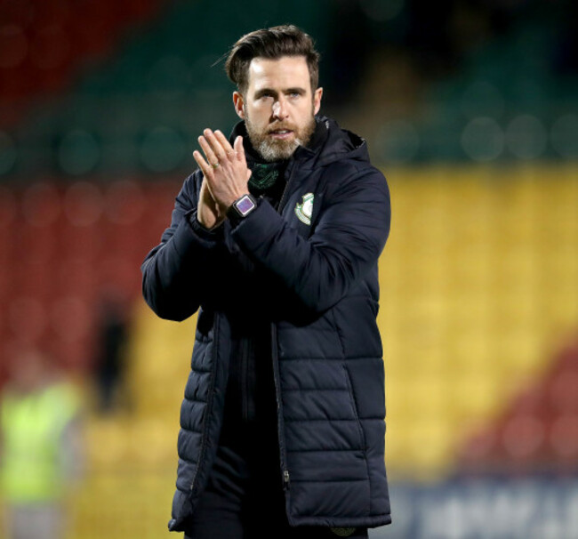 Stephen Bradley celebrates