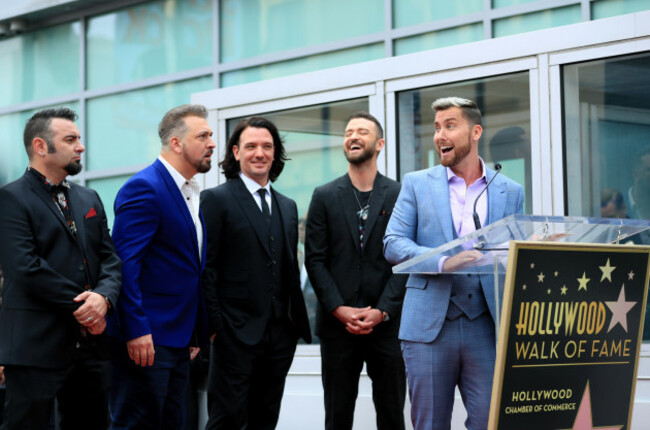 U.S.-LOS ANGELES-WALK OF FAME-NSYNC