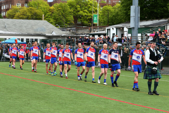 New York take to the field