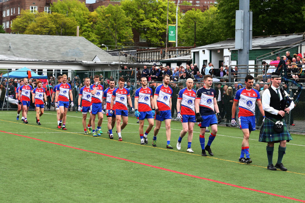 New York take to the field
