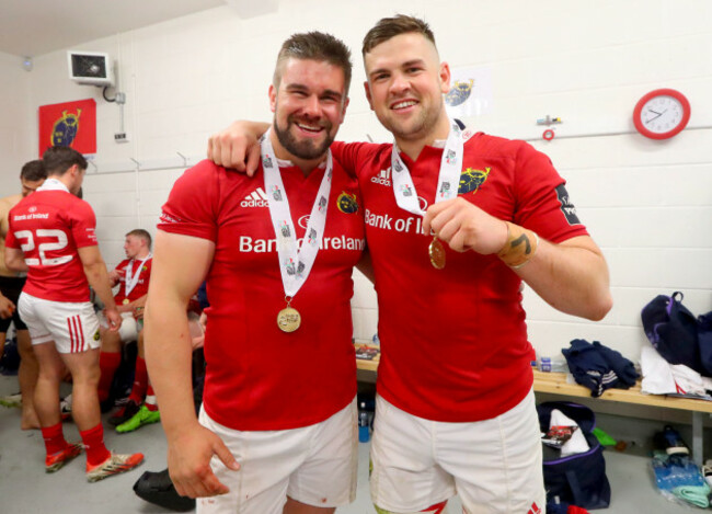Duncan Casey and Conor Oliver celebrate