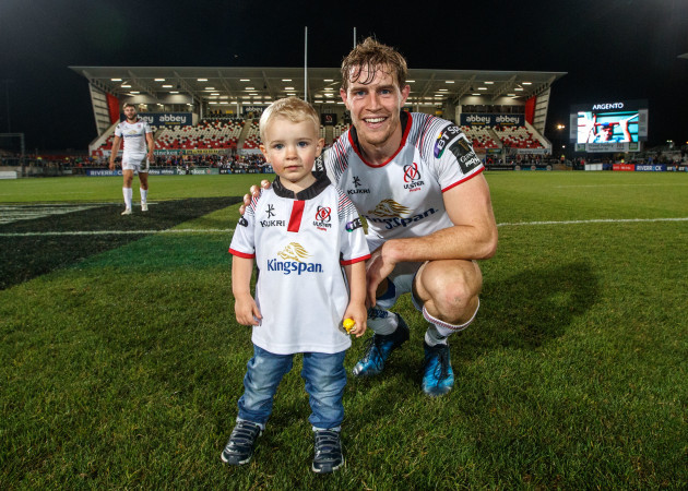 Andrew Trimble and his son Jack
