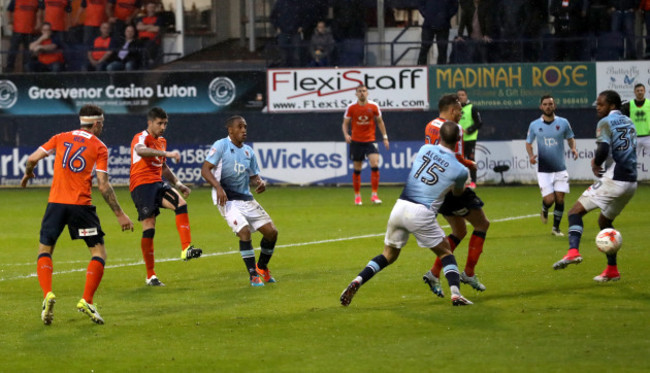 Luton Town v Blackpool - Sky Bet League Two - Play-offs - Second Leg - Kenilworth Road