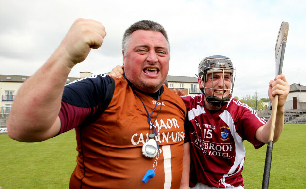 Peter Leahy and Eoin Price celebrate