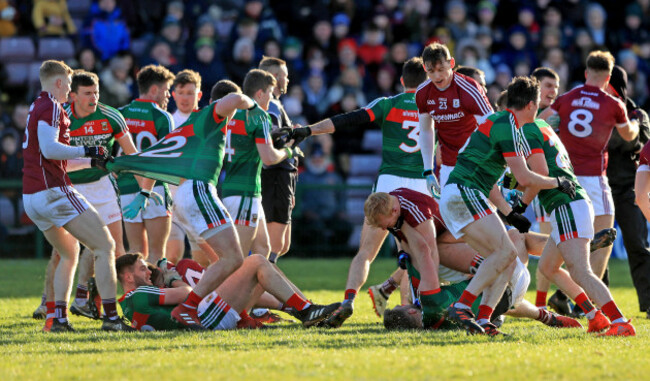 Tempers flare in the closing stages