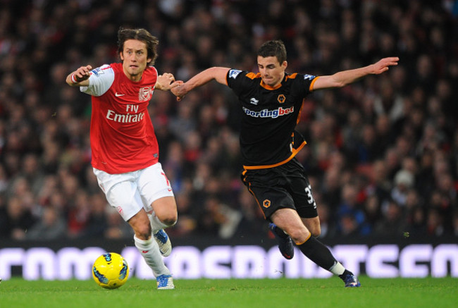 Soccer - Barclays Premier League - Arsenal v Wolverhampton Wanderers - Emirates Stadium