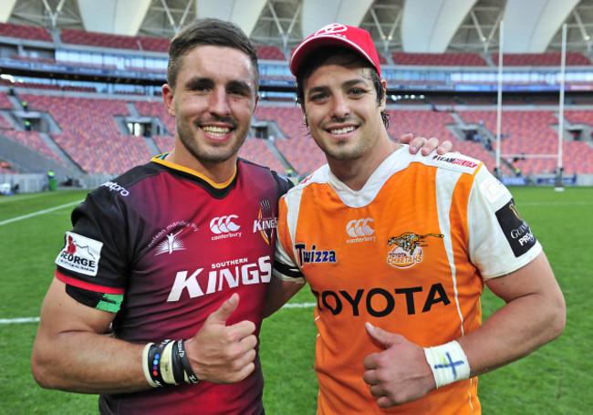 Francois Venter and Jacques Nel after the game